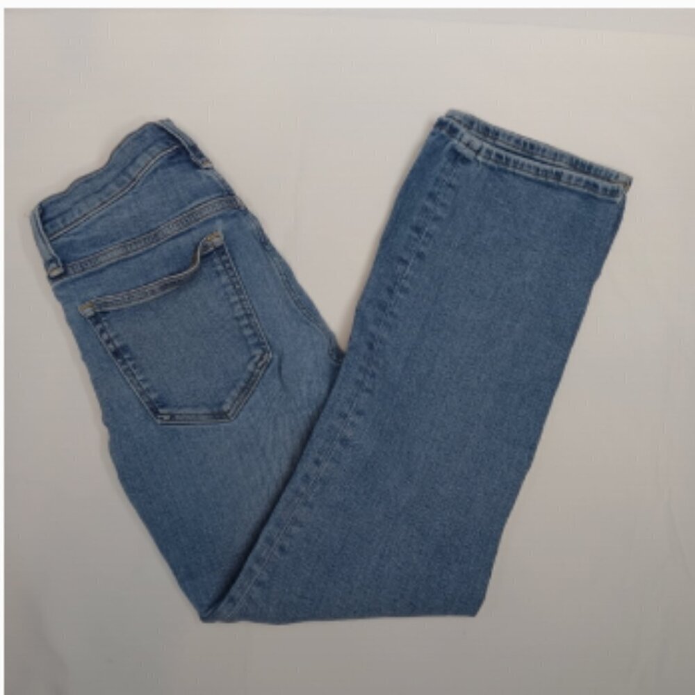 J. Crew  Mid Rise Flare Crop Women's denim jeans cotton Sz. 25 - Picture 11 of 11